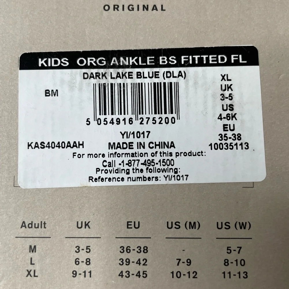 Hunter kids fitted boot socks size XL